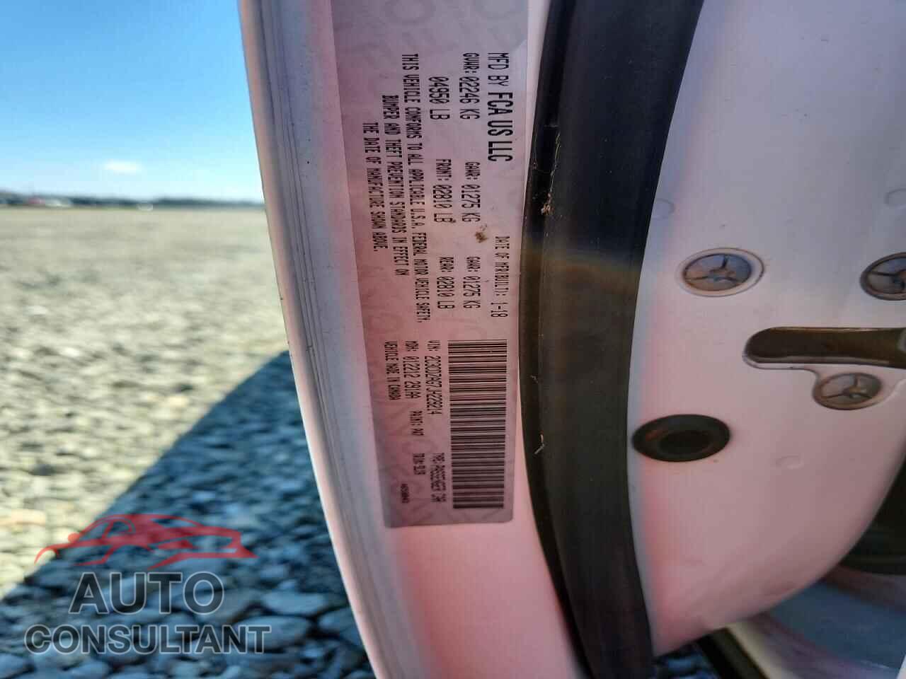 DODGE CHALLENGER 2018 - 2C3CDZAG7JH229214