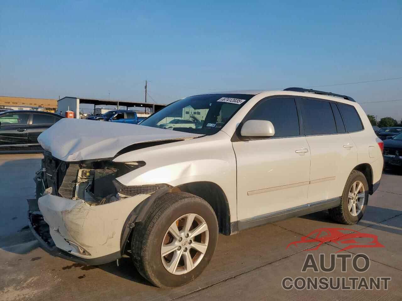 TOYOTA HIGHLANDER 2012 - 5TDZK3EH1CS080072