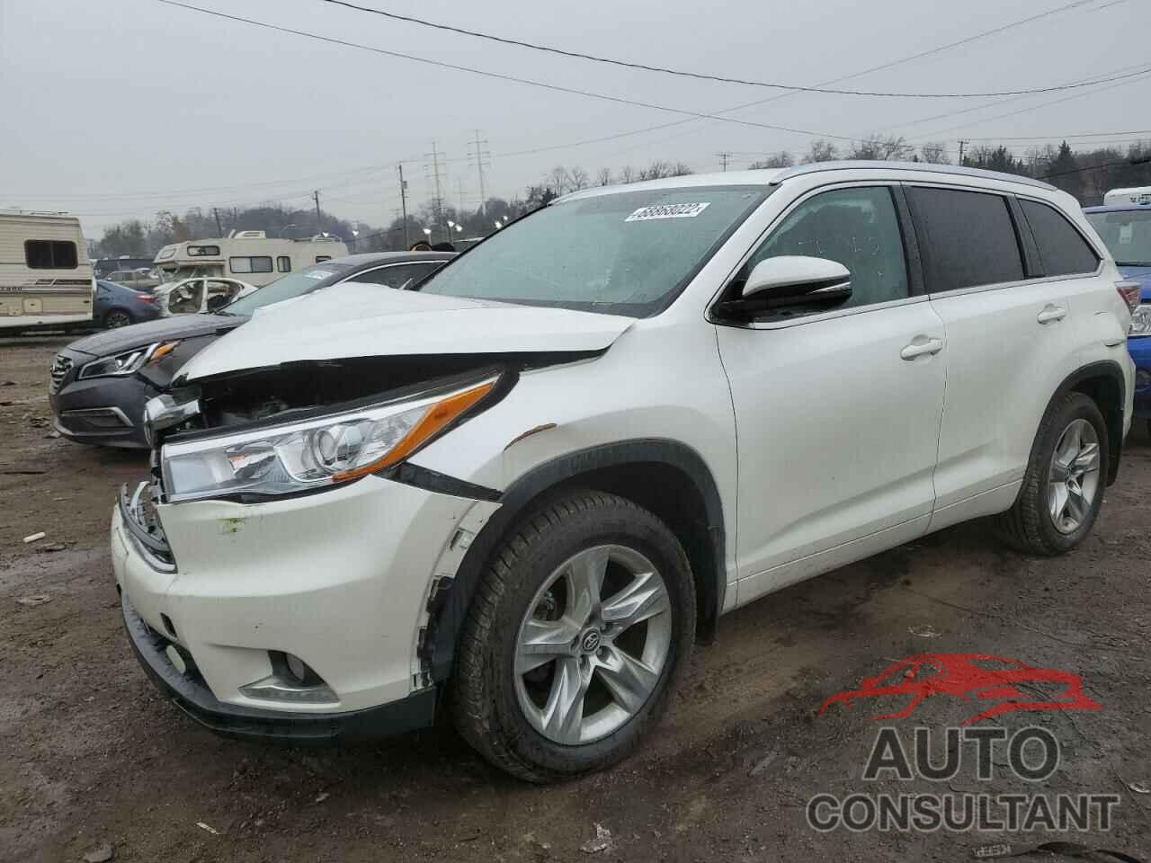 TOYOTA HIGHLANDER 2016 - 5TDDKRFH1GS310601