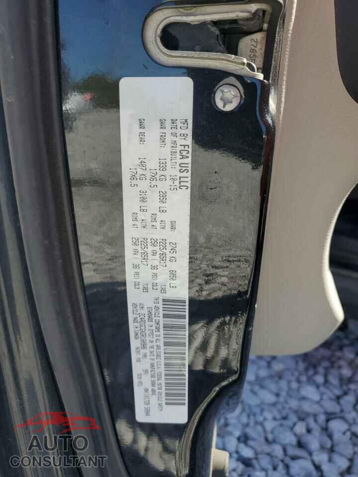 DODGE CARAVAN 2016 - 2C4RDGCGXGR180908