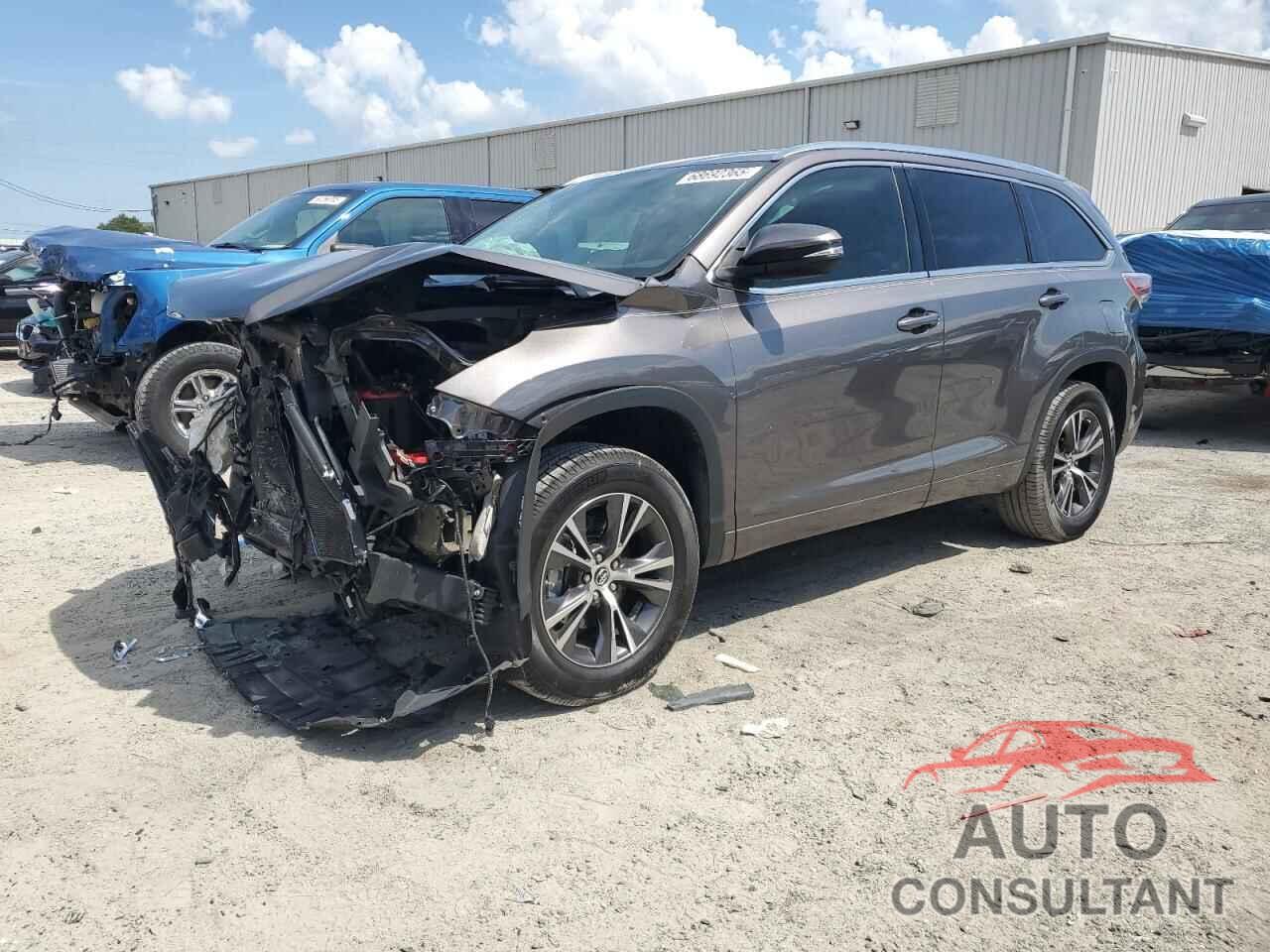 TOYOTA HIGHLANDER 2016 - 5TDKKRFH6GS143451