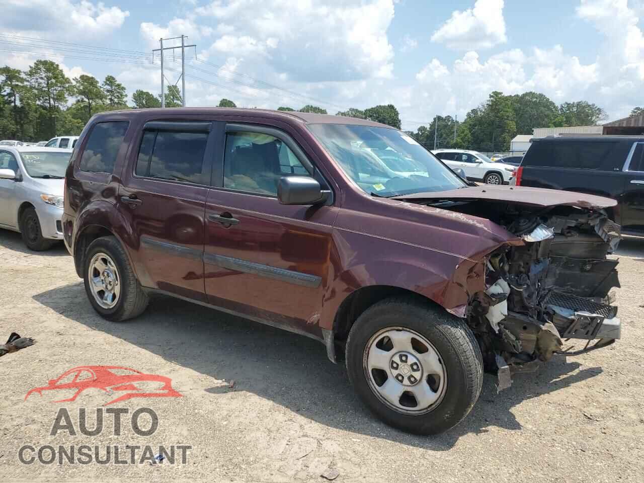 HONDA PILOT 2012 - 5FNYF3H28CB013061