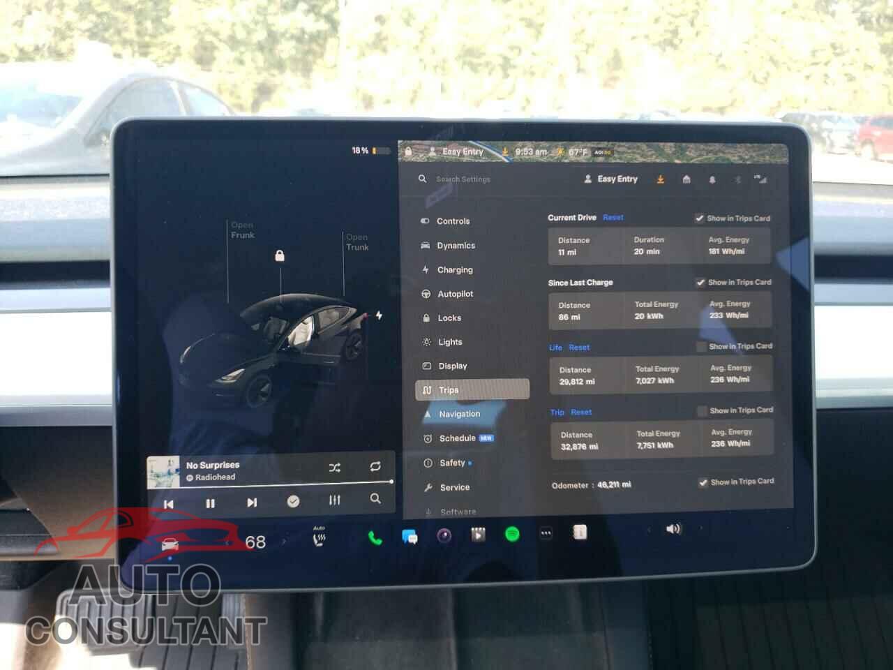TESLA MODEL 3 2021 - 5YJ3E1EA3MF089558