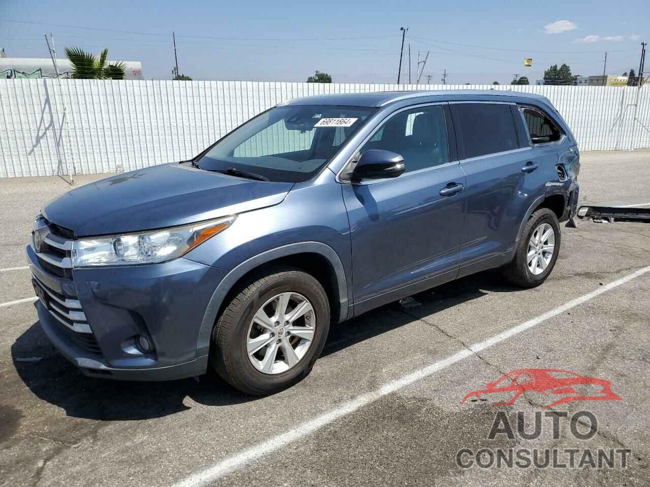 TOYOTA HIGHLANDER 2018 - 5TDKZRFH4JS245432