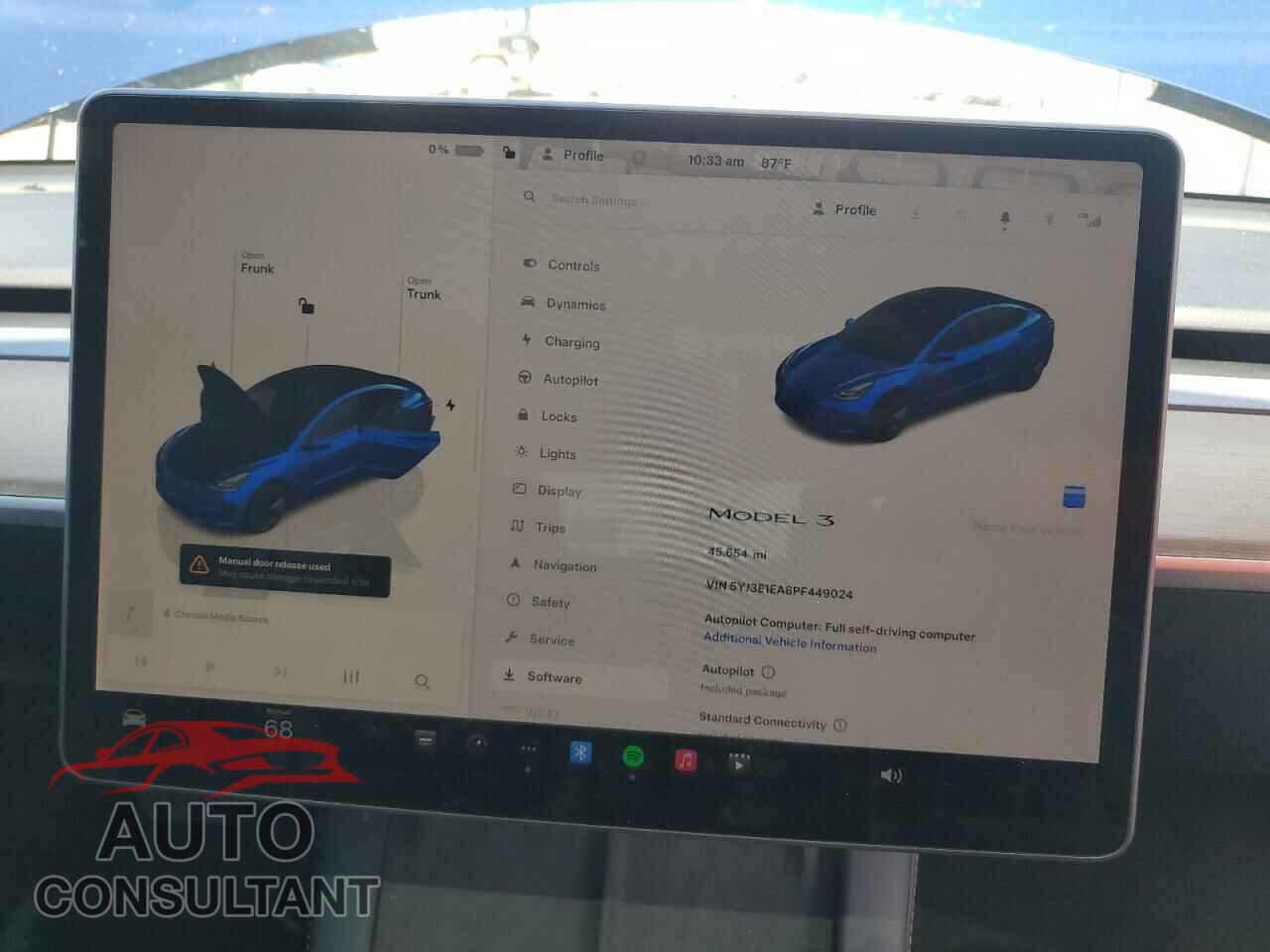 TESLA MODEL 3 2023 - 5YJ3E1EA8PF449024
