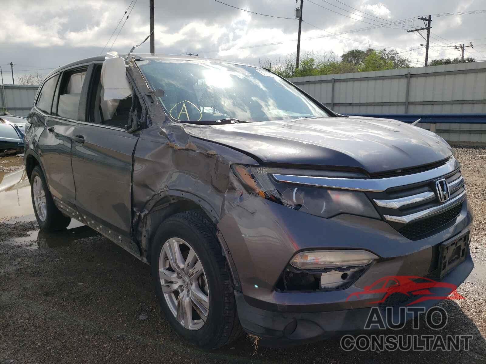 HONDA PILOT 2016 - 5FNYF5H17GB055570