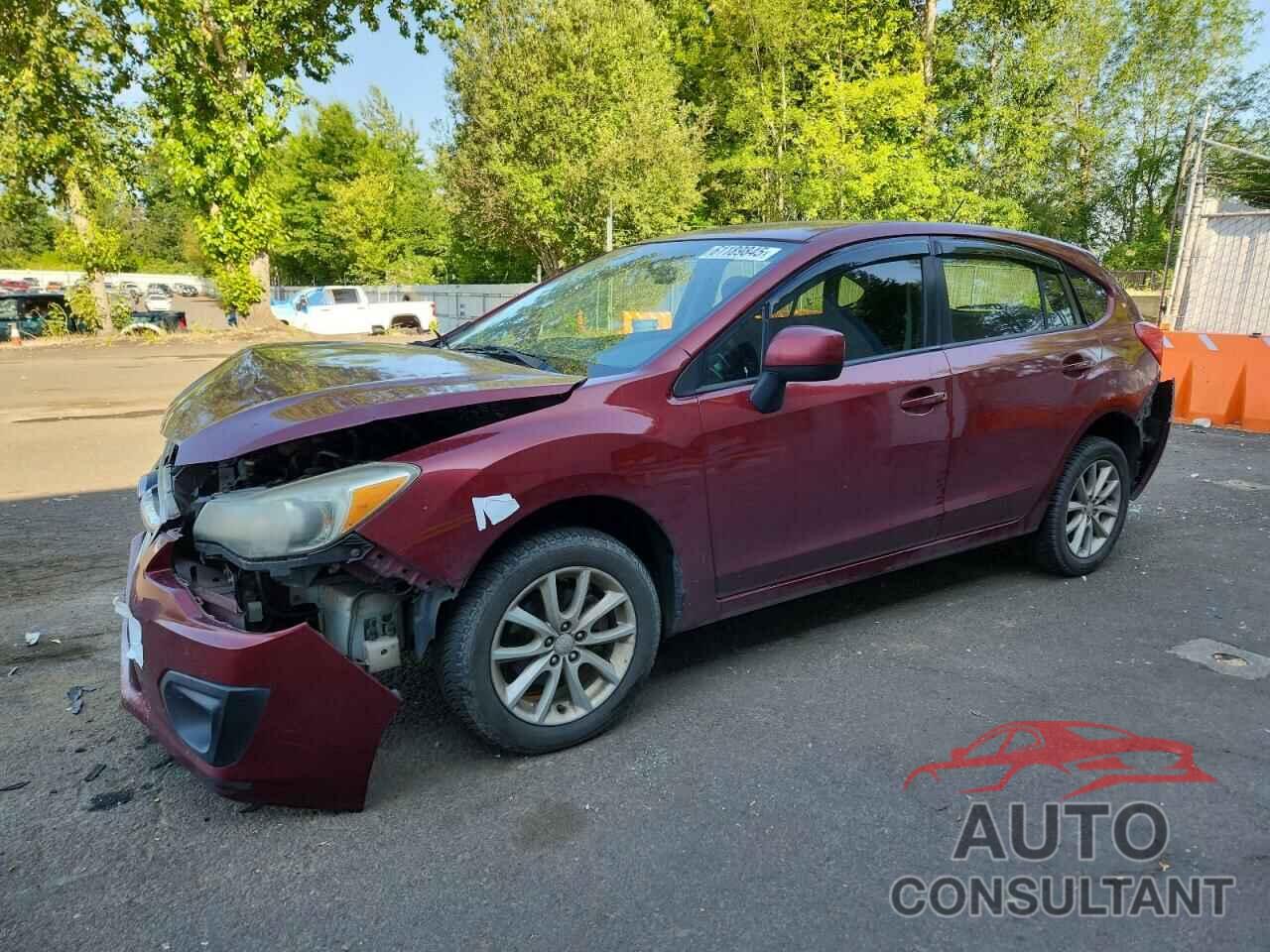 SUBARU IMPREZA 2012 - JF1GPAC69CH235315