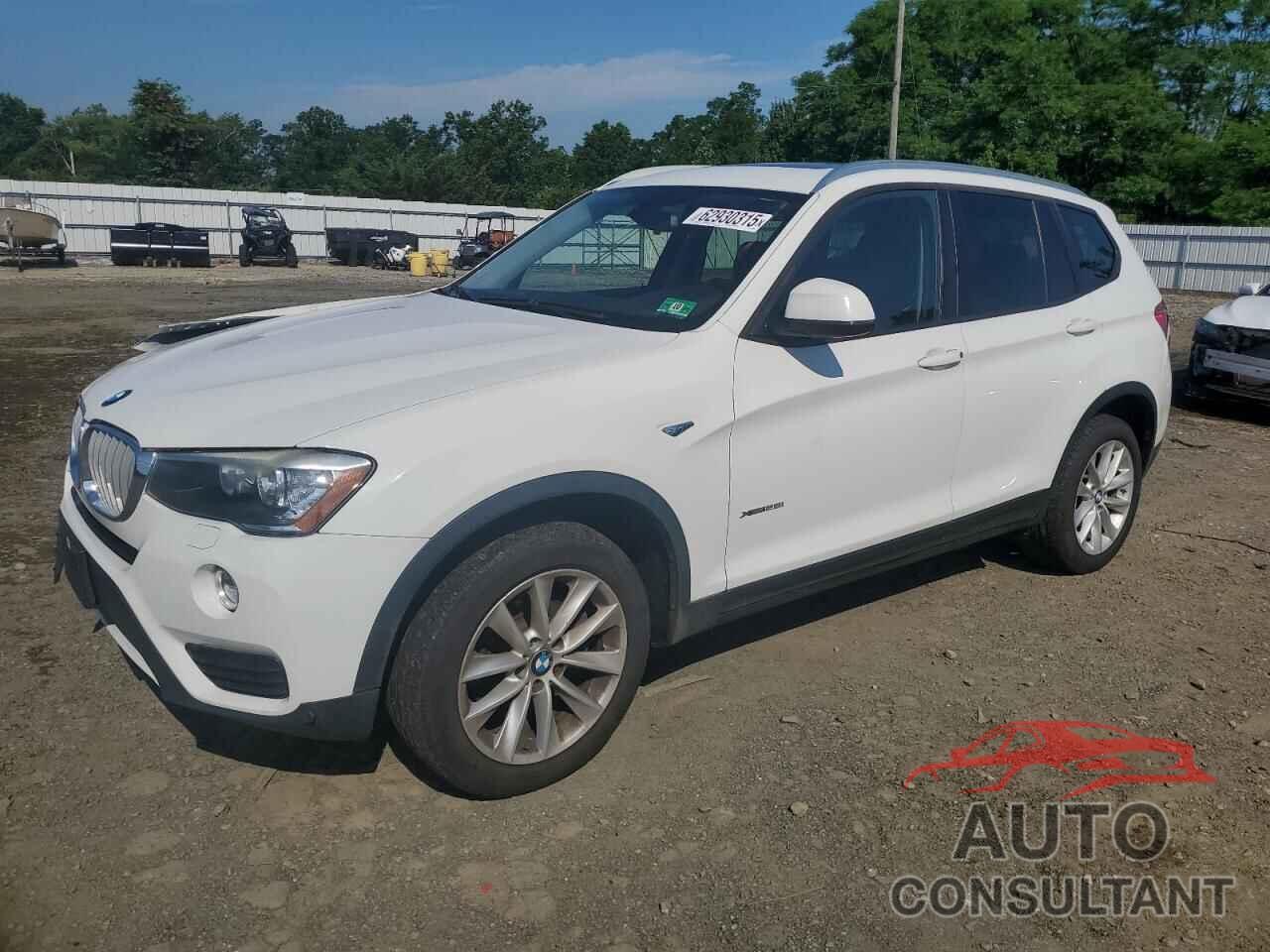 BMW X3 2016 - 5UXWX9C56G0D68096