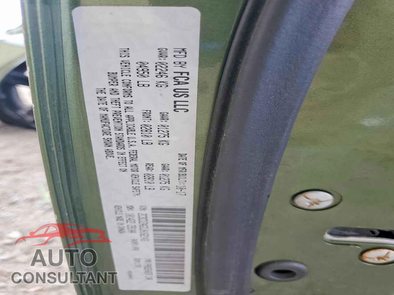 DODGE CHALLENGER 2018 - 2C3CDZAG3JH162143
