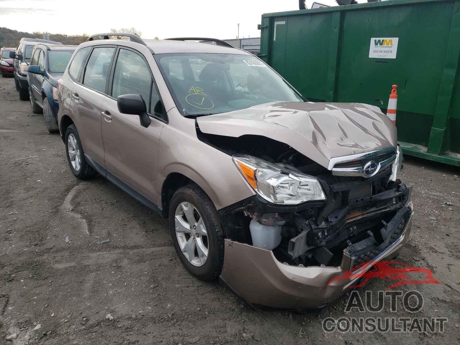 SUBARU FORESTER 2016 - JF2SJABC0GH497003