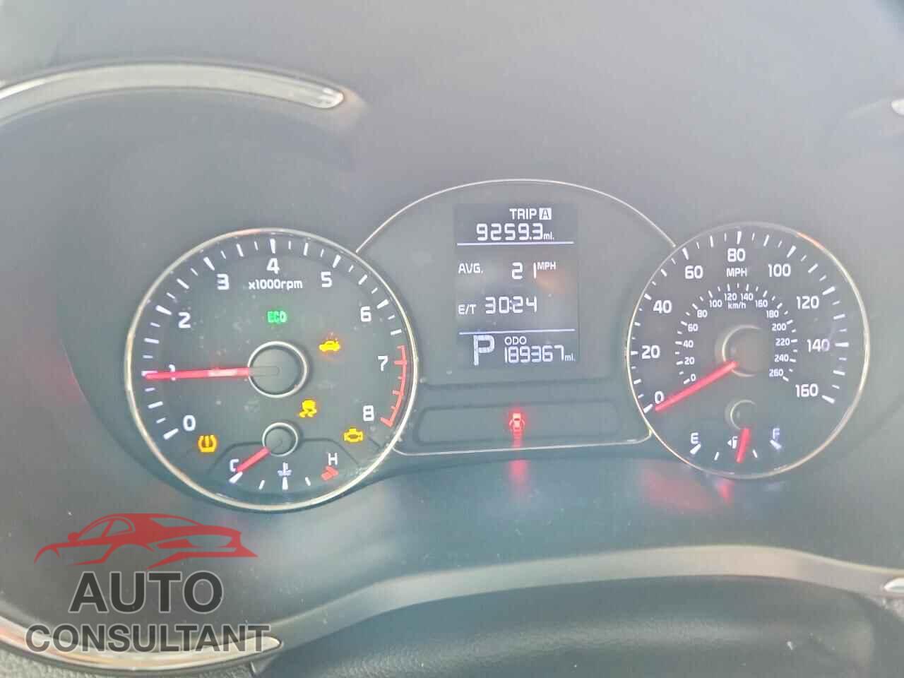KIA FORTE 2016 - KNAFK4A65G5552182