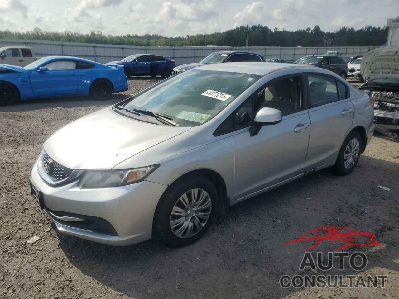 HONDA CIVIC 2013 - 2HGFB2F52DH546921