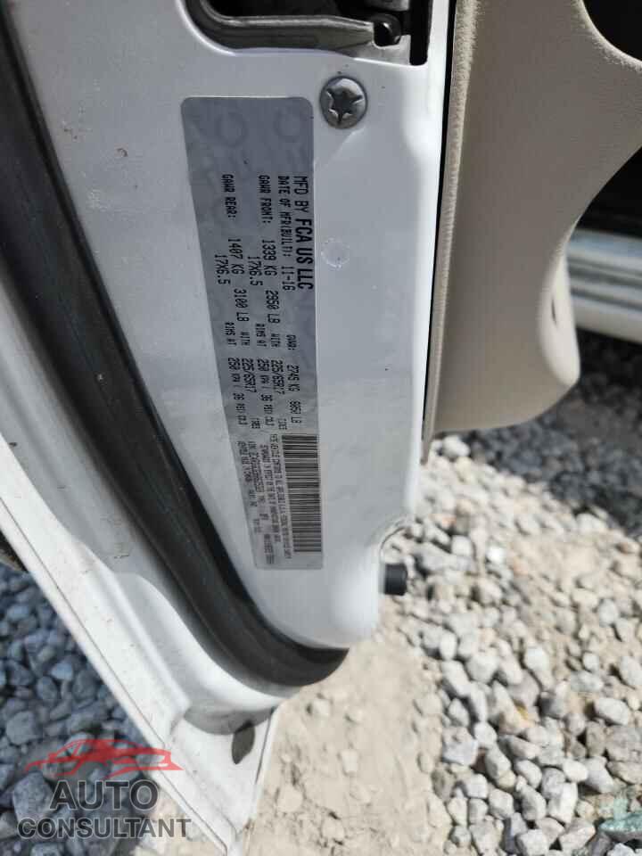 DODGE CARAVAN 2017 - 2C4RDGCG9HR625320