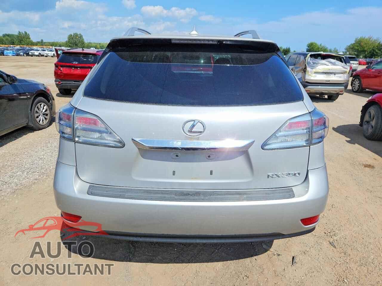 LEXUS RX350 2012 - 2T2BK1BA2CC138045