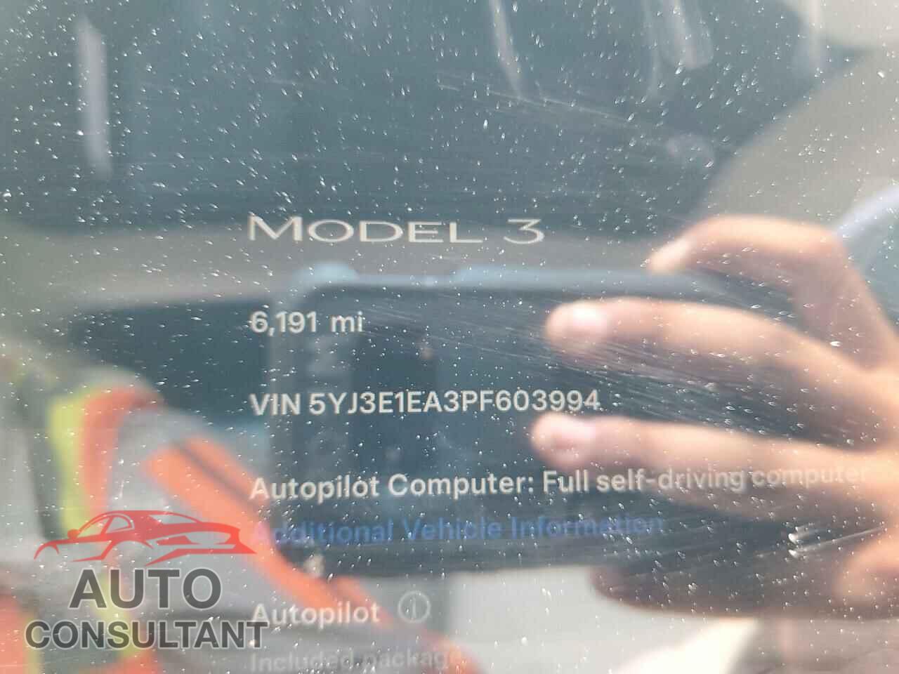 TESLA MODEL 3 2023 - 5YJ3E1EA3PF603994