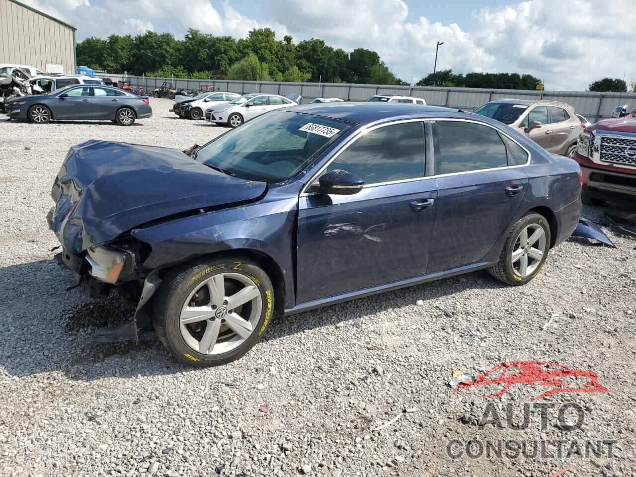 VOLKSWAGEN PASSAT 2012 - 1VWBP7A34CC044668