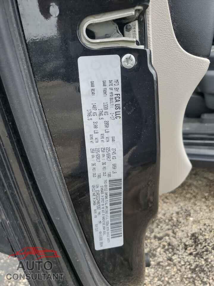 DODGE CARAVAN 2017 - 2C4RDGCG7HR675357