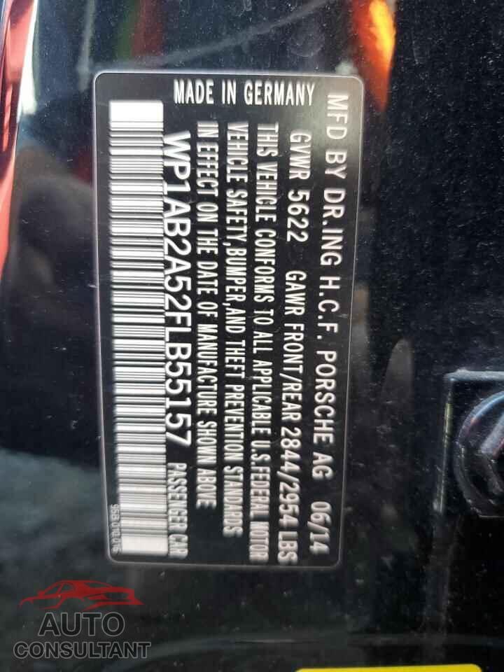 PORSCHE MACAN 2015 - WP1AB2A52FLB55157