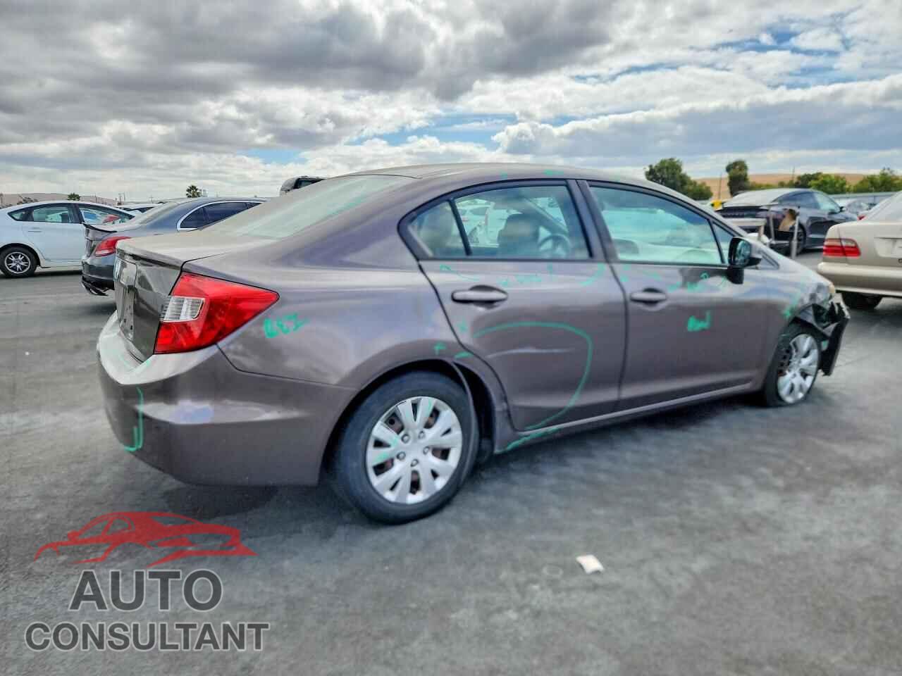 HONDA CIVIC 2012 - 2HGFB2F59CH522646
