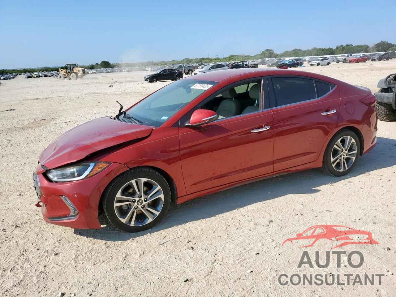 HYUNDAI ELANTRA 2017 - KMHD84LF9HU065284