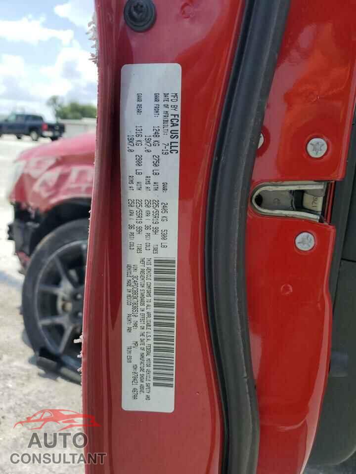 DODGE JOURNEY 2019 - 3C4PDCBB3KT836510