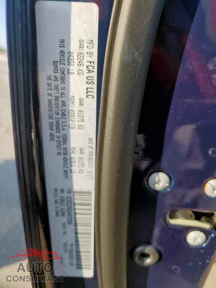 DODGE CHALLENGER 2017 - 2C3CDZAG5HH572954
