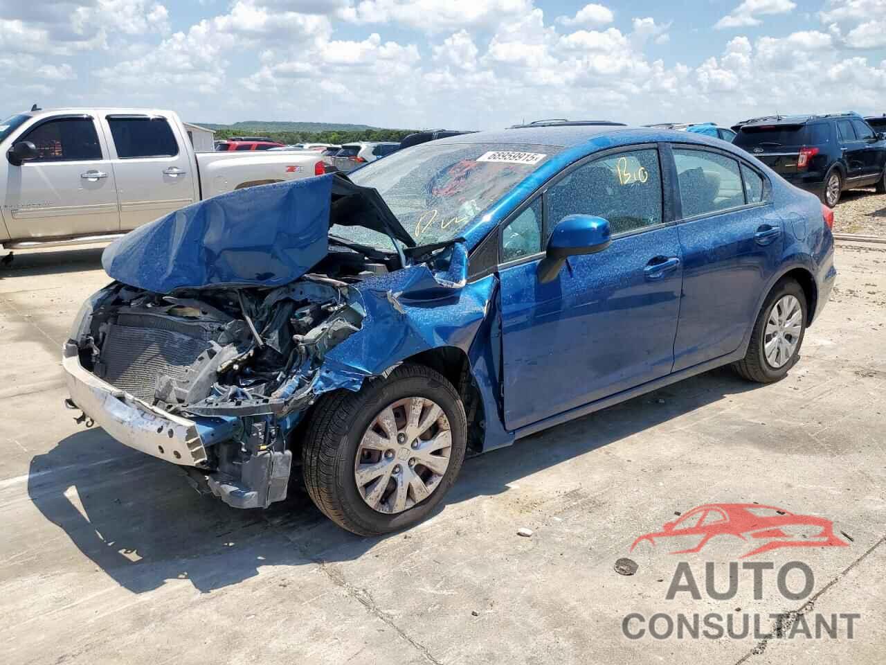 HONDA CIVIC 2012 - 2HGFB2F54CH572872