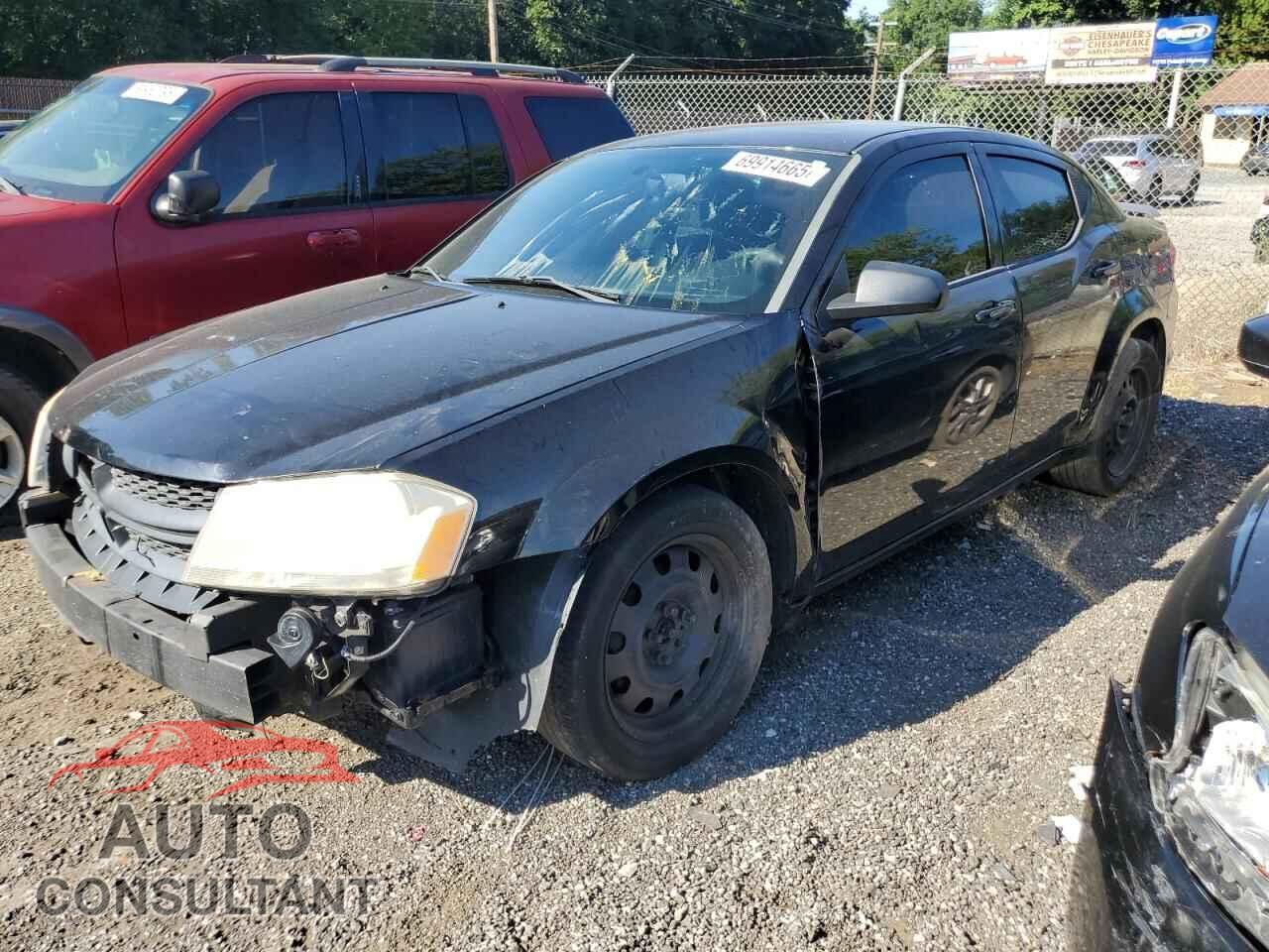 DODGE AVENGER 2012 - 1C3CDZAB8CN216910
