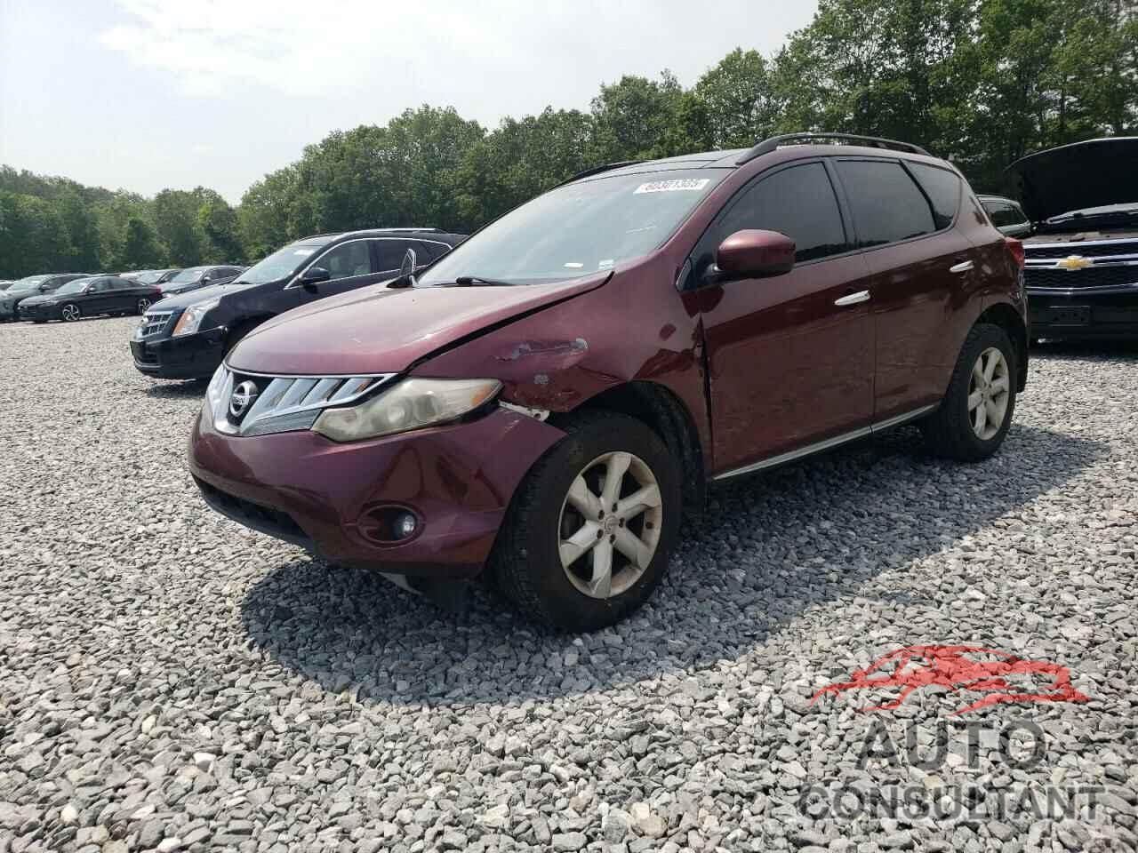 NISSAN MURANO 2010 - JN8AZ1MW6AW118488