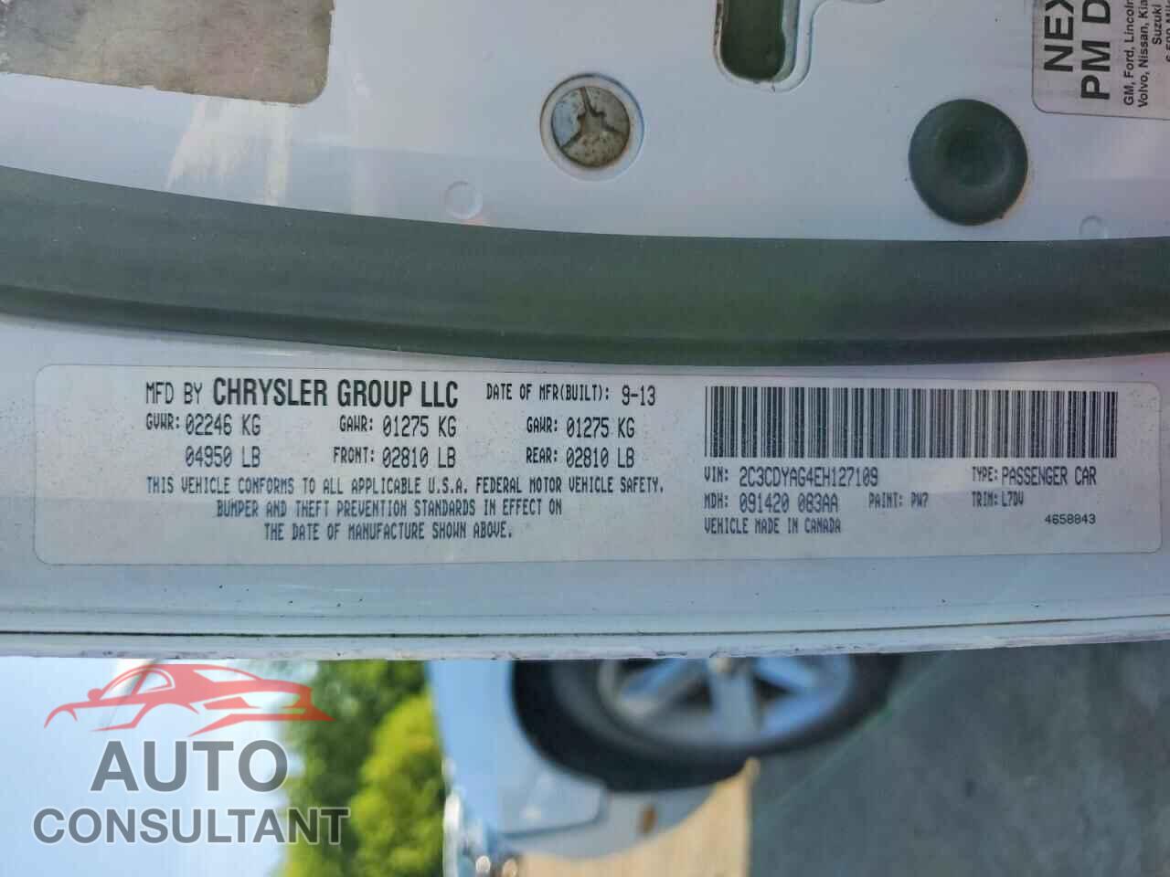 DODGE CHALLENGER 2014 - 2C3CDYAG4EH127109