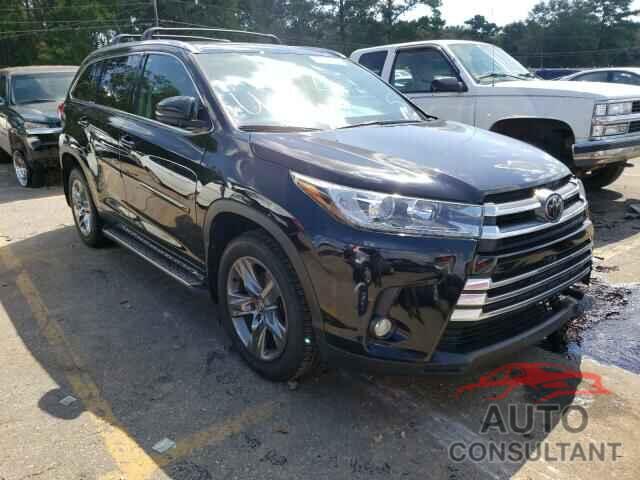 TOYOTA HIGHLANDER 2018 - 5TDYZRFH8JS259876