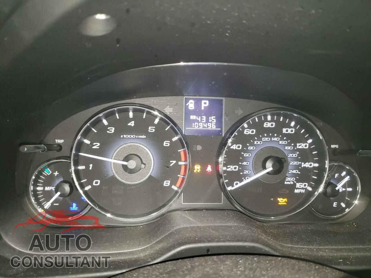 SUBARU OUTBACK 2012 - 4S4BRDKC5C2285490