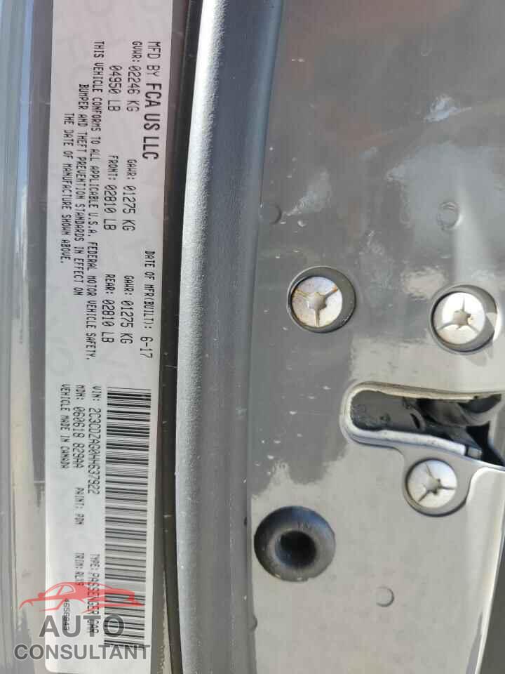 DODGE CHALLENGER 2017 - 2C3CDZAG0HH637922