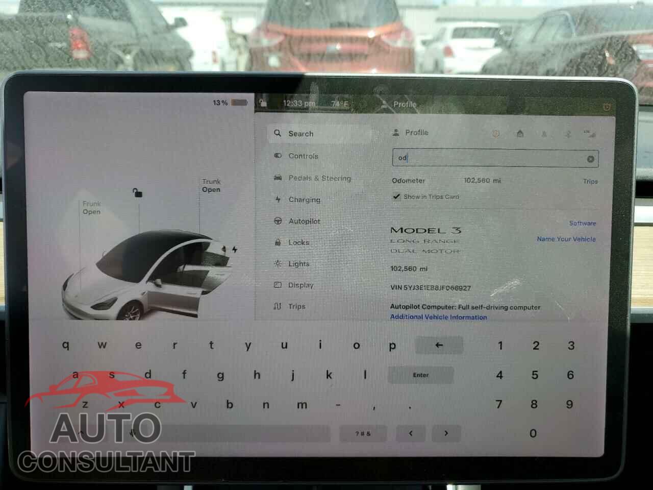TESLA MODEL 3 2018 - 5YJ3E1EB8JF066927