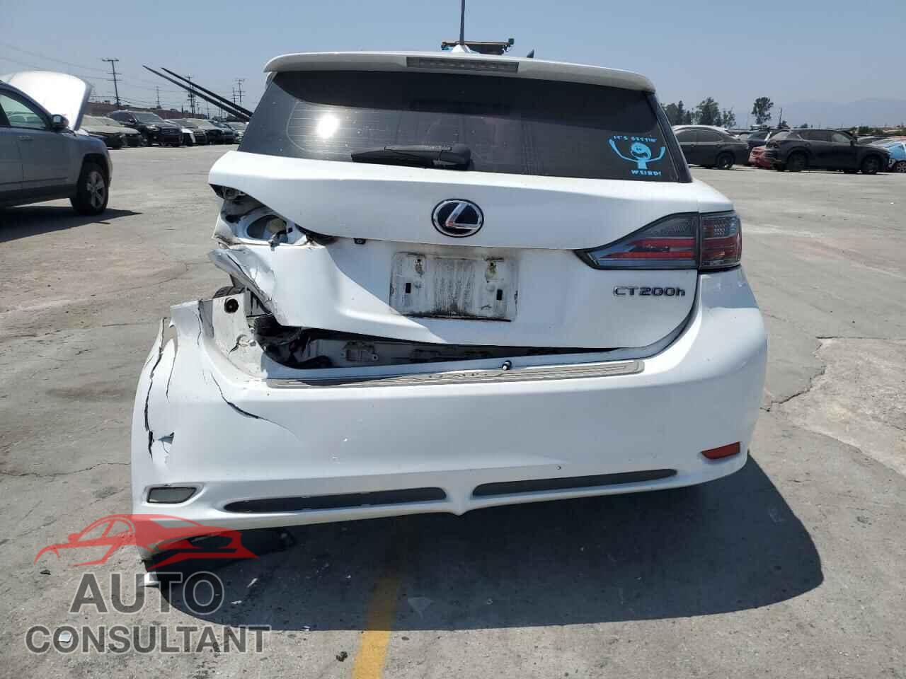 LEXUS CT 200 2013 - JTHKD5BH7D2163900