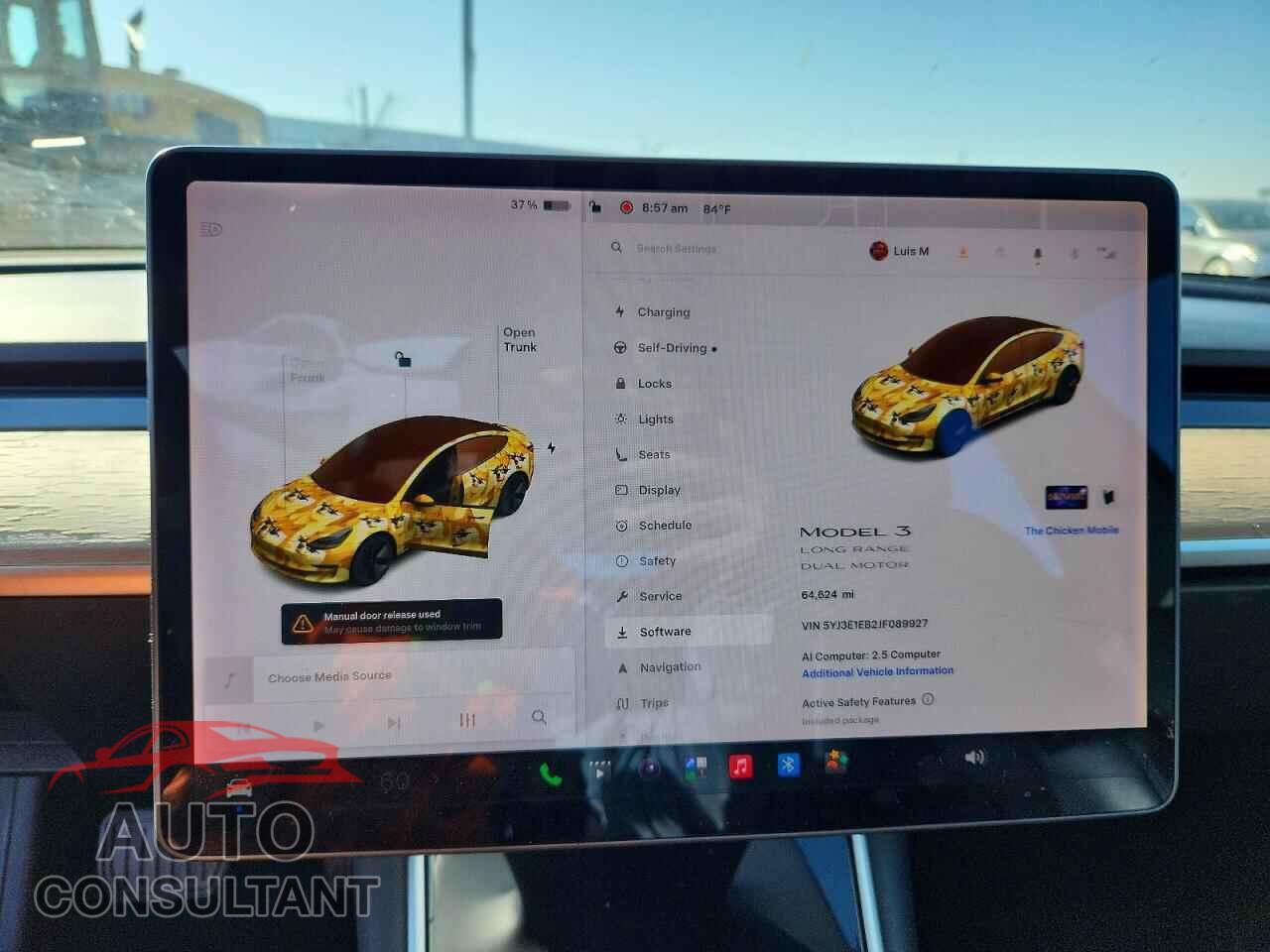 TESLA MODEL 3 2018 - 5YJ3E1EB2JF089927