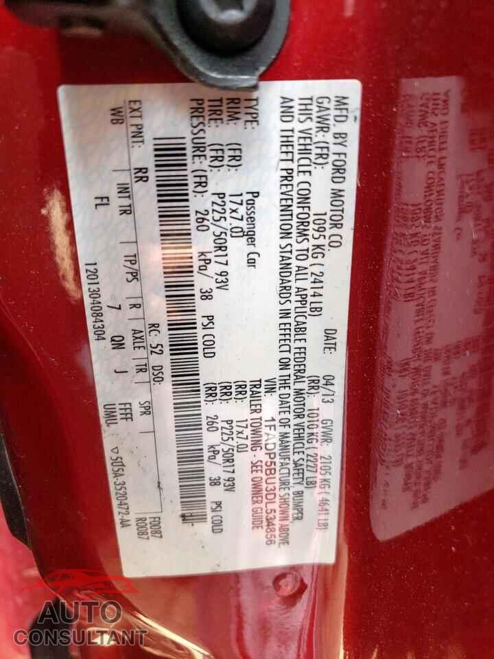 FORD CMAX 2013 - 1FADP5BU3DL534856