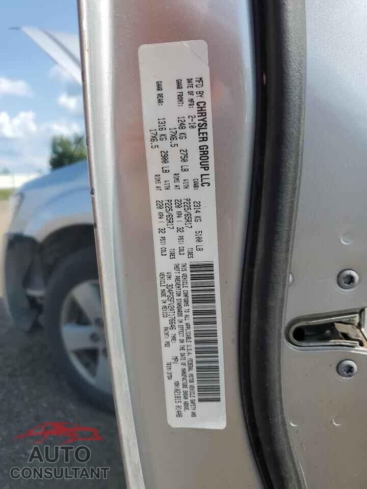 DODGE JOURNEY 2010 - 3D4PG5FV2AT176646