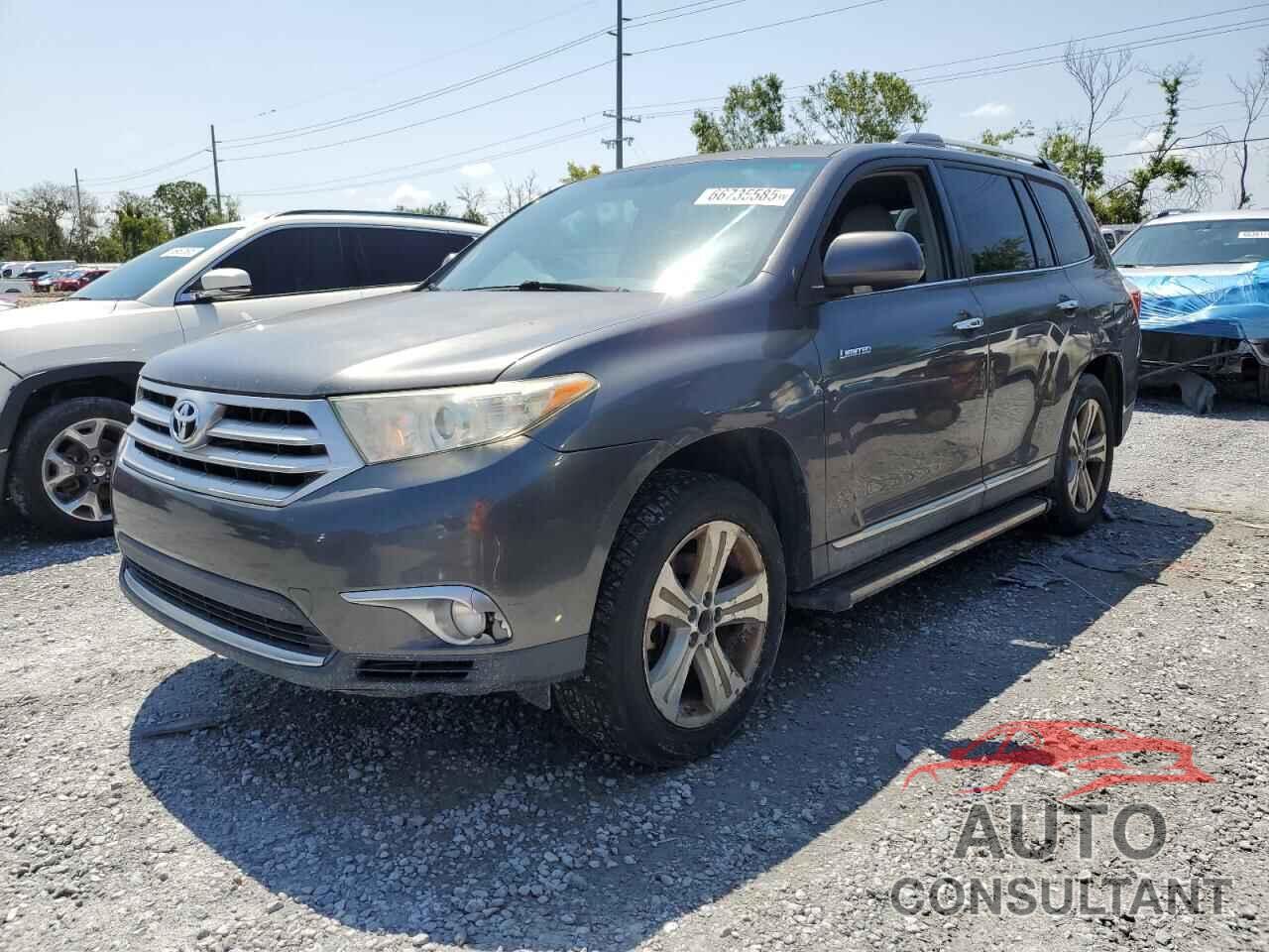 TOYOTA HIGHLANDER 2012 - 5TDYK3EH5CS076246