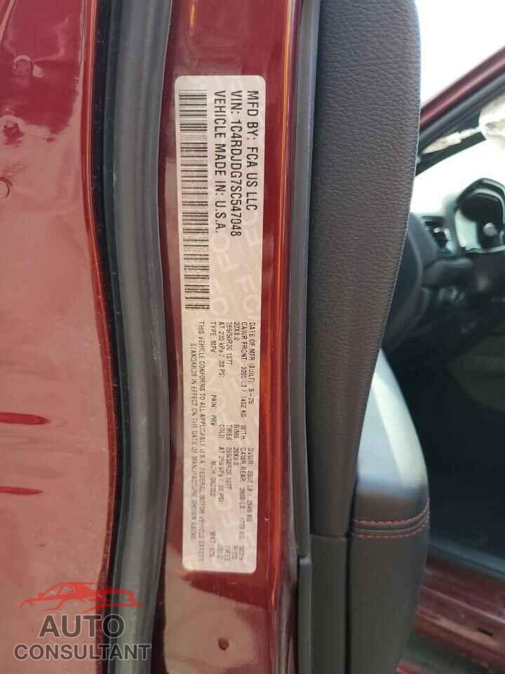 DODGE DURANGO 2025 - 1C4RDJDG7SC547048