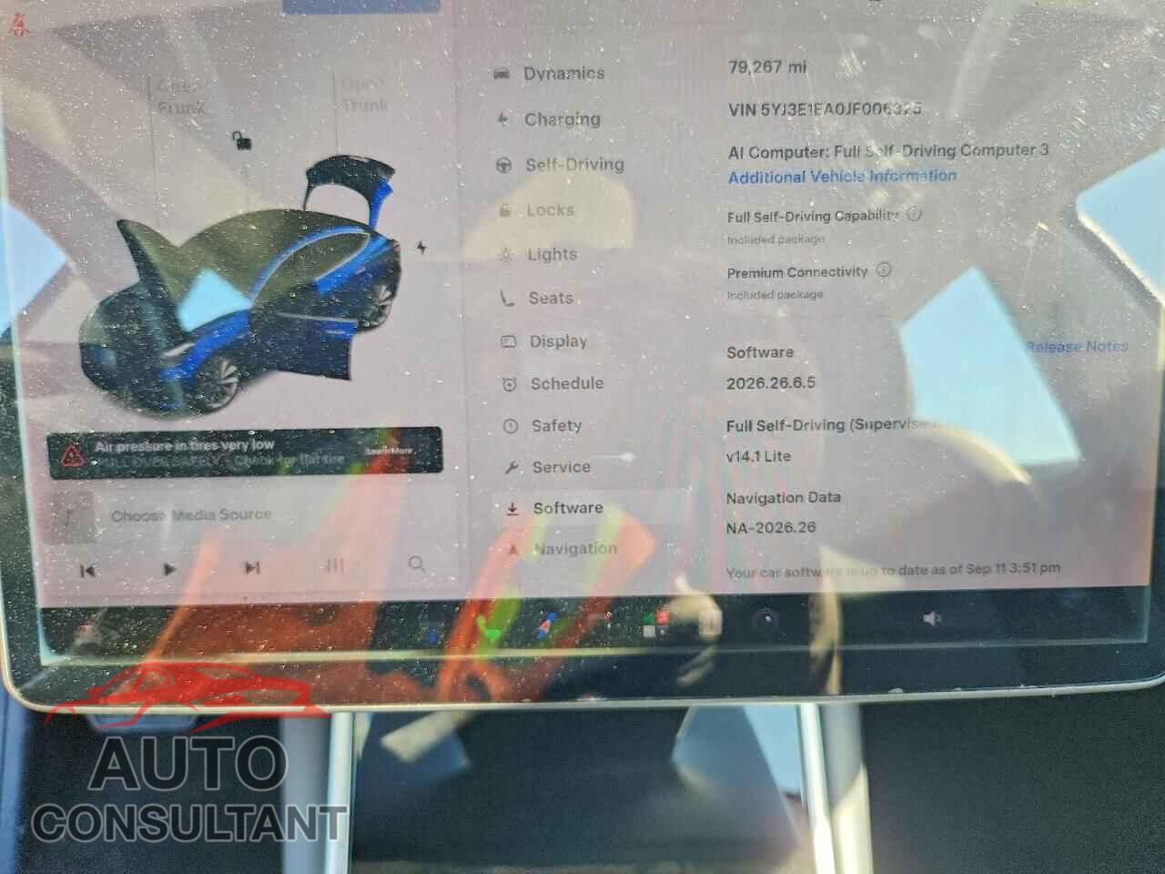 TESLA MODEL 3 2018 - 5YJ3E1EA0JF006325