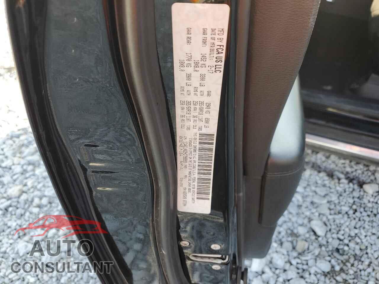 DODGE DURANGO 2017 - 1C4RDJAG2HC798993