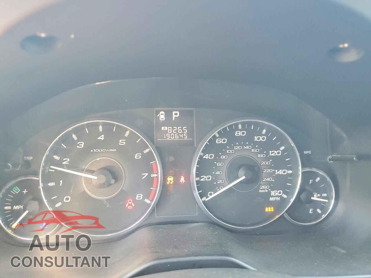SUBARU OUTBACK 2011 - 4S4BRDKC8B2315953