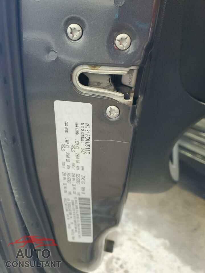 DODGE CARAVAN 2017 - 2C4RDGEG1HR714800