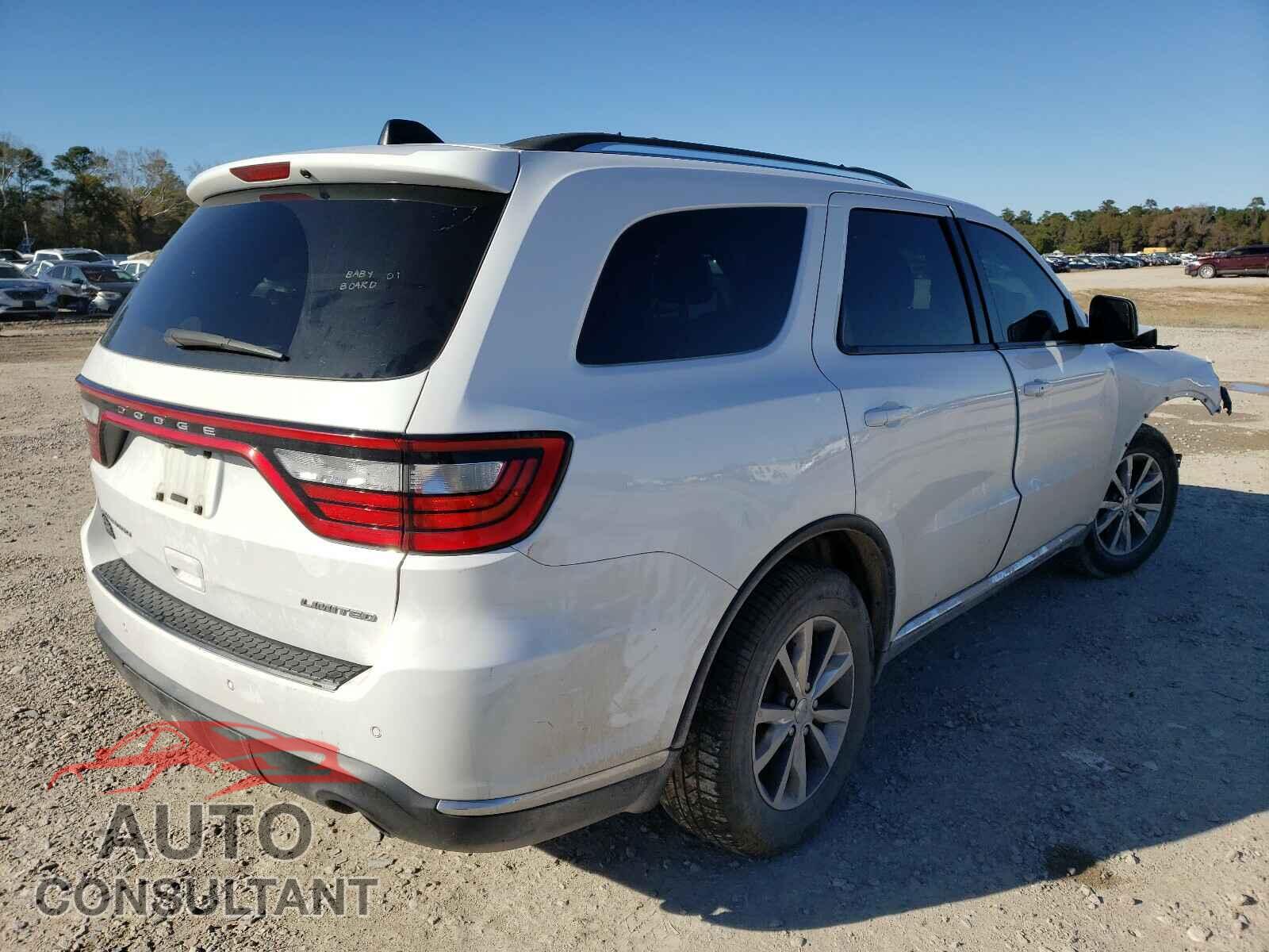 DODGE DURANGO 2016 - 1C4RDHDGXGC346227