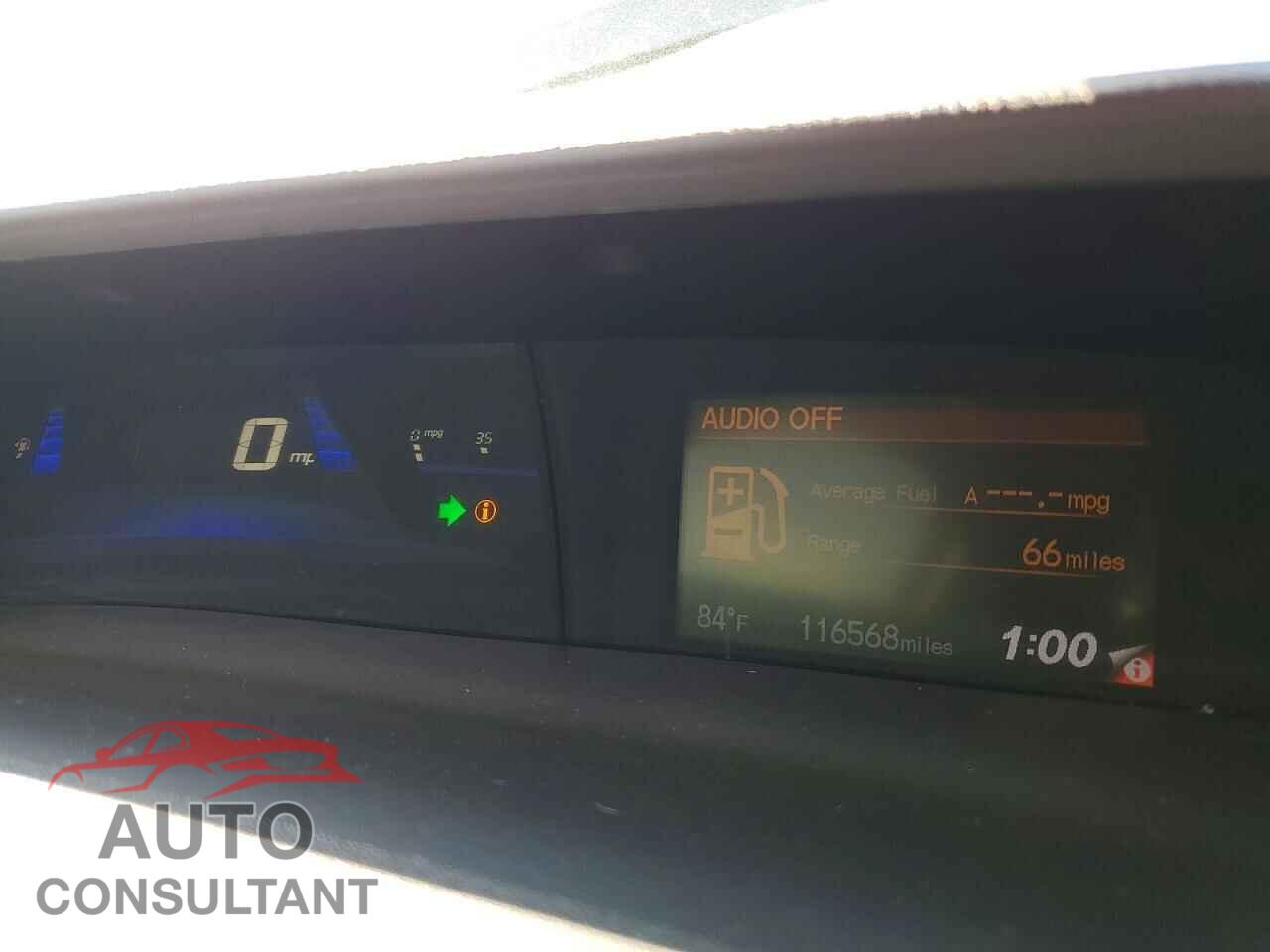 HONDA CIVIC 2013 - 19XFB2F84DE087542