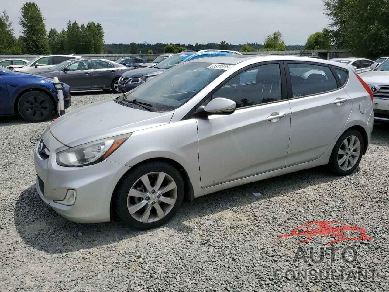 HYUNDAI ACCENT 2013 - KMHCU5AE3DU086634