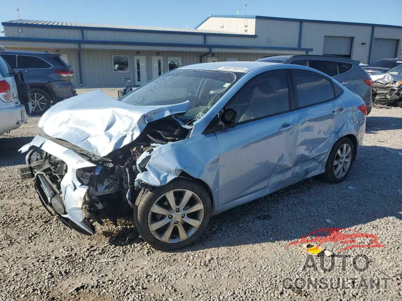 HYUNDAI ACCENT 2013 - KMHCU4AE8DU444692