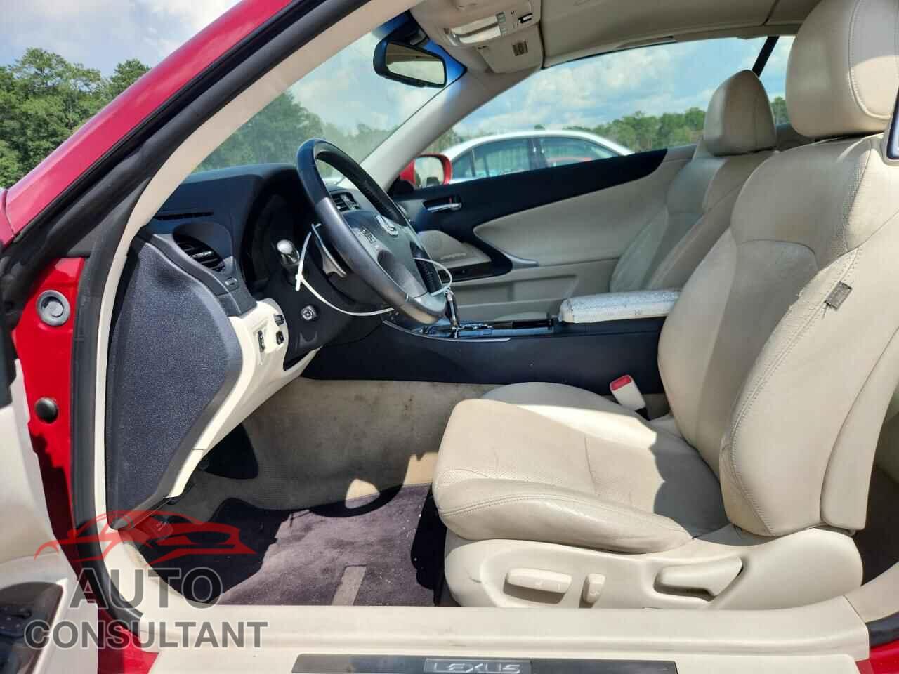 LEXUS IS 2010 - JTHFF2C20A2500648