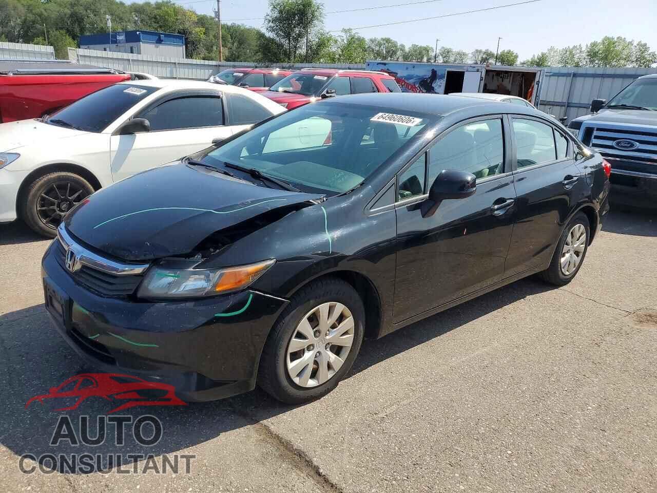 HONDA CIVIC 2012 - 19XFB2F55CE079017